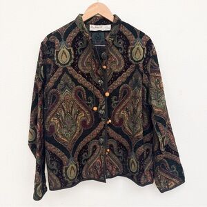 Vintage Tapestry Jacket Size 1X